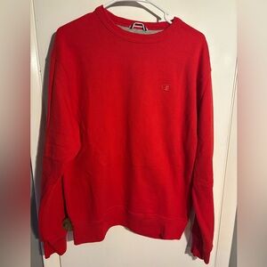 Champion Men's Vibrant Red Crewneck Sweater